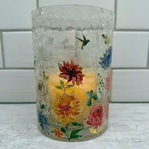 Yankee Candle Daydream Florals Glass Candle Holder